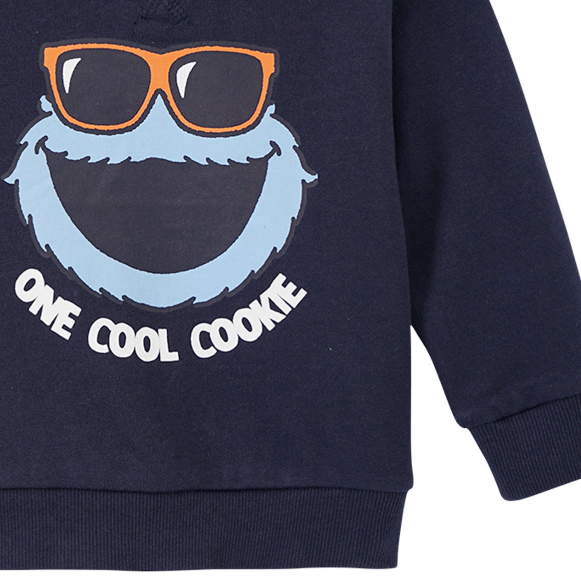 Topomini Sesamstraße Hoodie mit Print dunkelblau