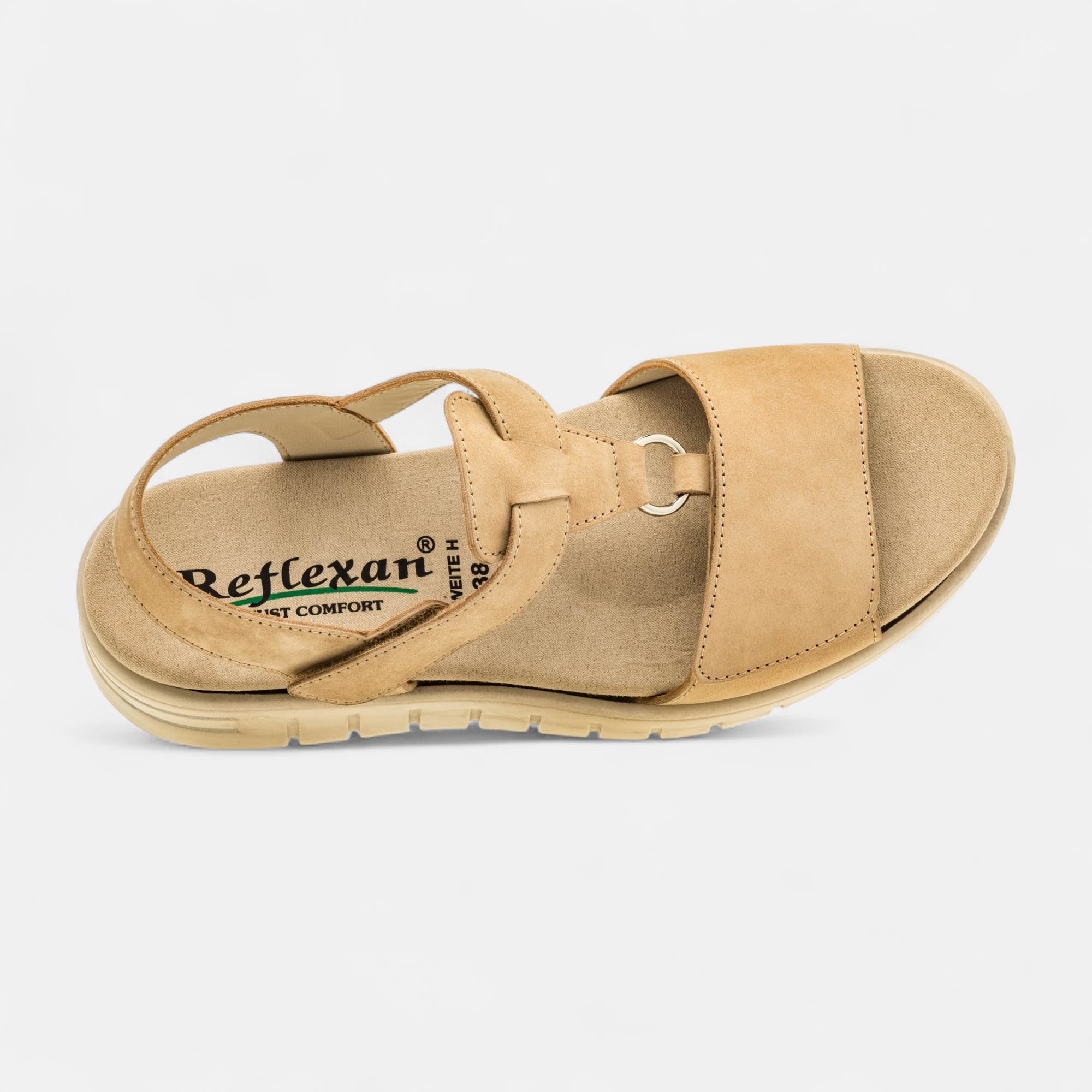 Sandales Femme en cuir beige