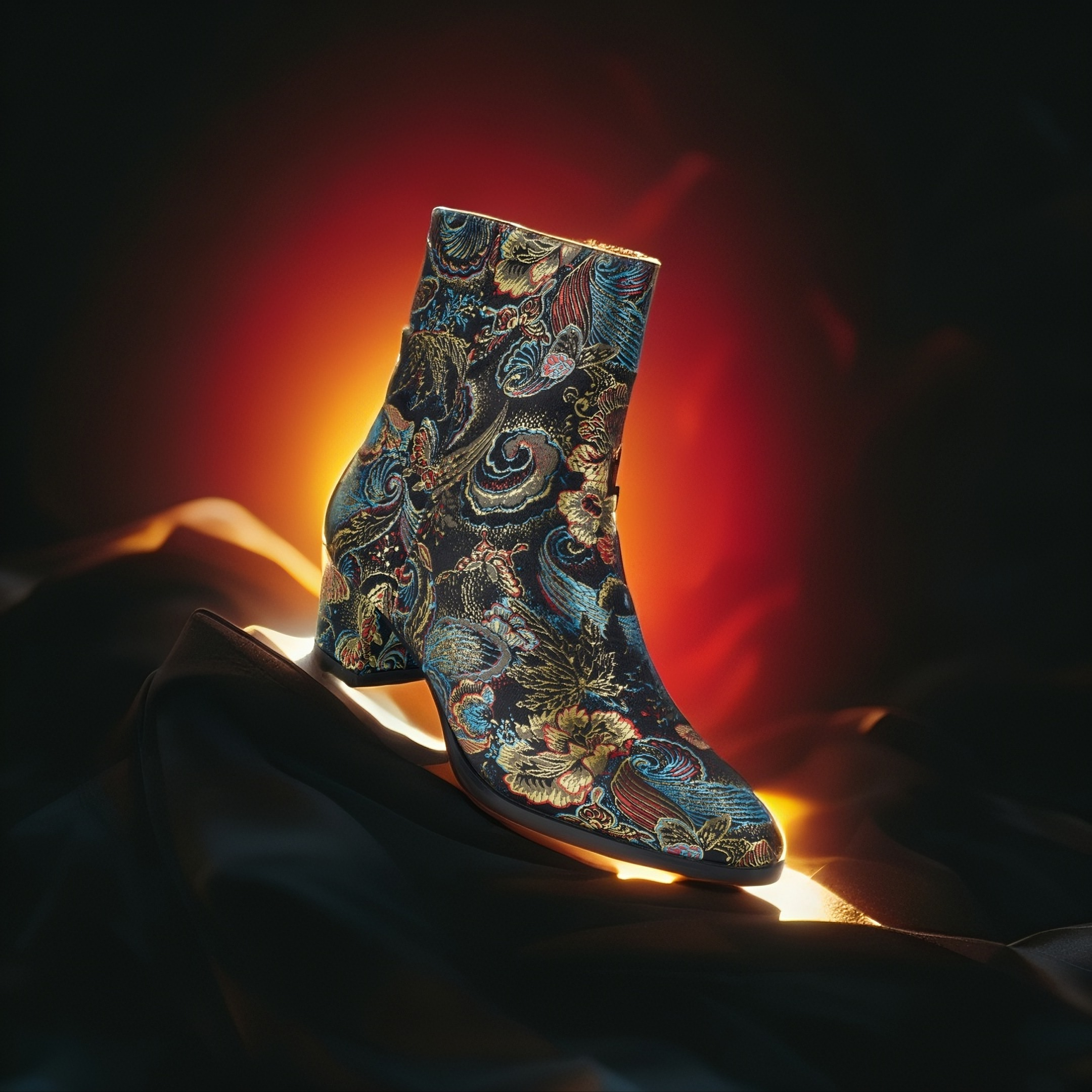 Shiny Shadow Lady Boot