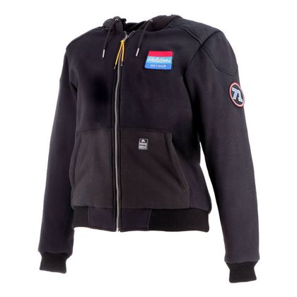 Sweat moto Helstons HOODIE DETOUR - Noir