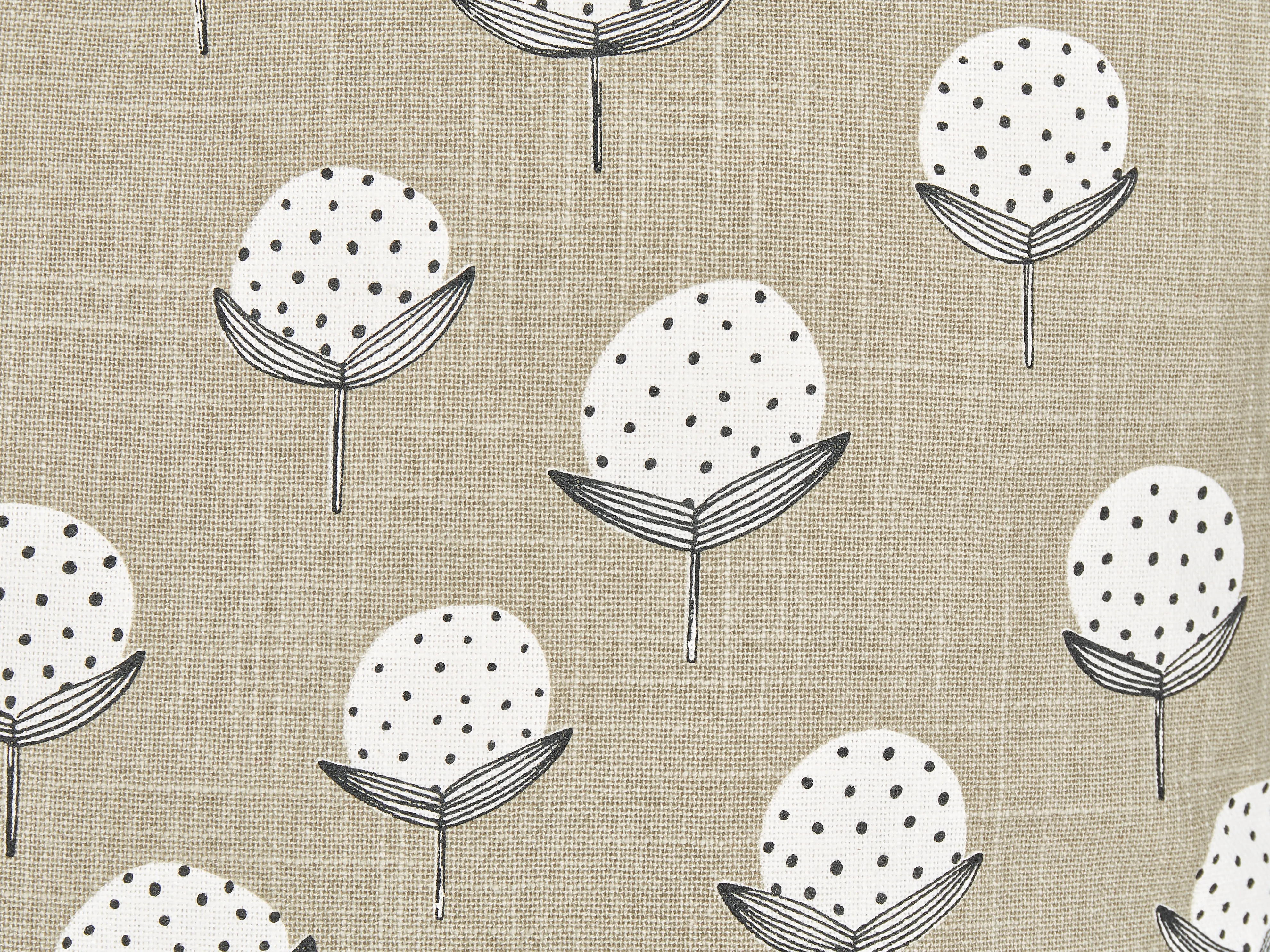 Set van 2 sierkussens PSILOTALES Katoen 45 x 45 cm Beige bloempatroon