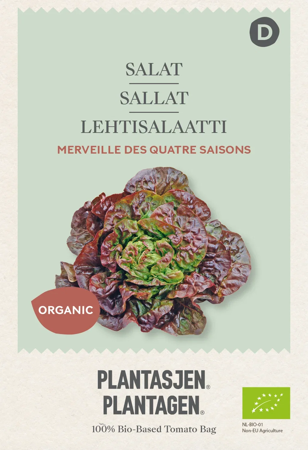 Plantagen Salat 'Merveille des quatre saisons'