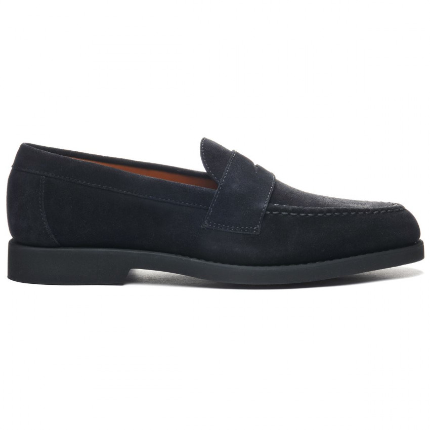 RYAN SUEDE POLARIS BLUE NAVY MOCASSIN-Mocassin pour homme en suede
