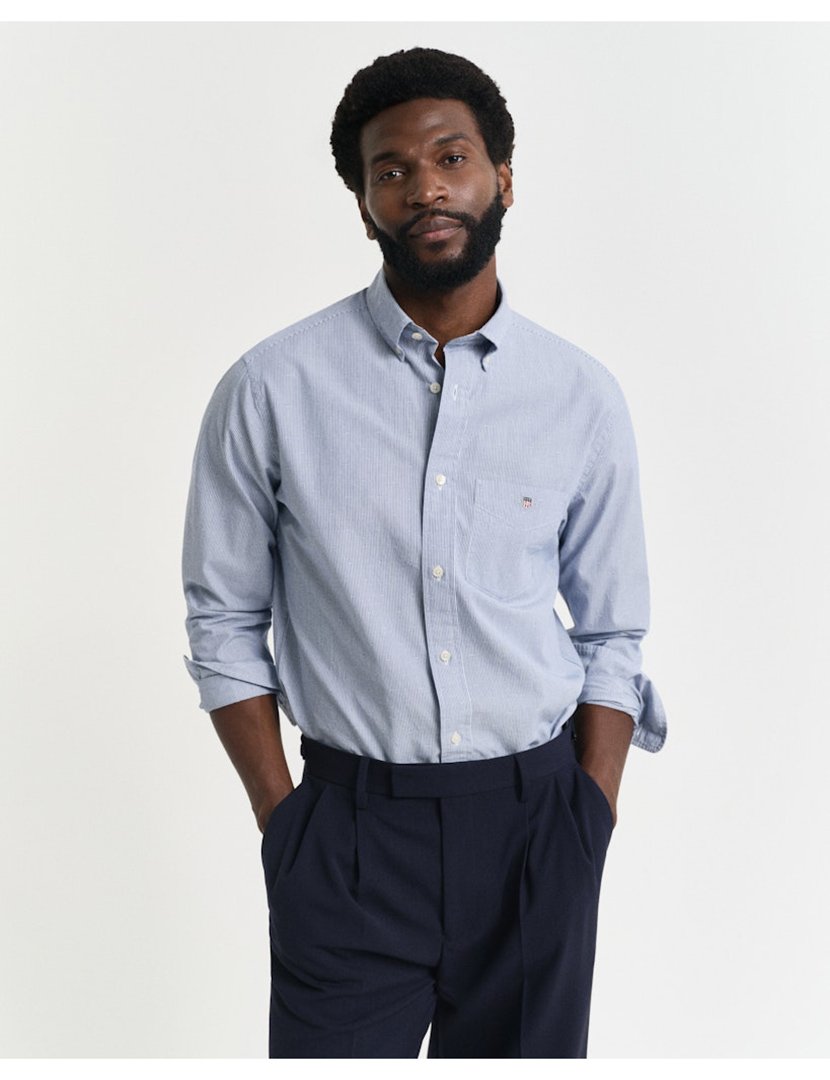 Long Sleeve Blue Shirt