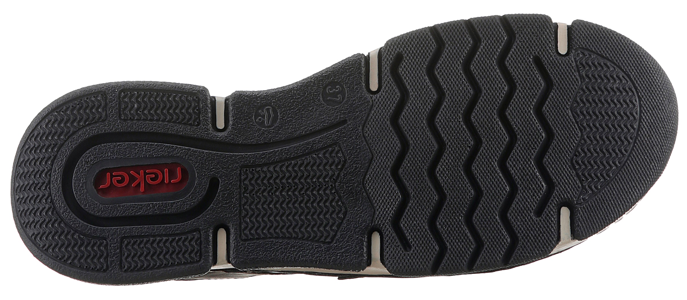 Rieker Slip-On Sneaker  , Schlupfschuh, Freizeitschuh, Halbschuh mit Schnellverschluus