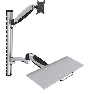 Support pour écran LCD/LED, avec porte-clavier