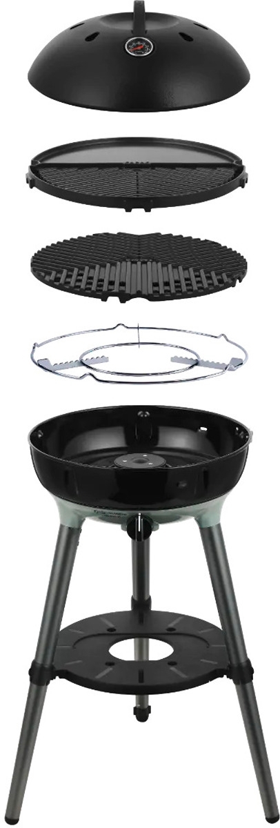 Cadac Gasgrill Carri Chef 40 BBQ Dome / Grill 2 Braai 30 mbar schwarz
