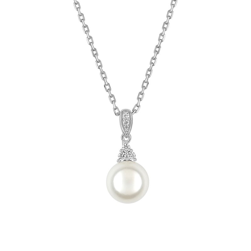 Collier Femme - Oxyde de zirconium - Argent 925 - Longueur : 42 cm