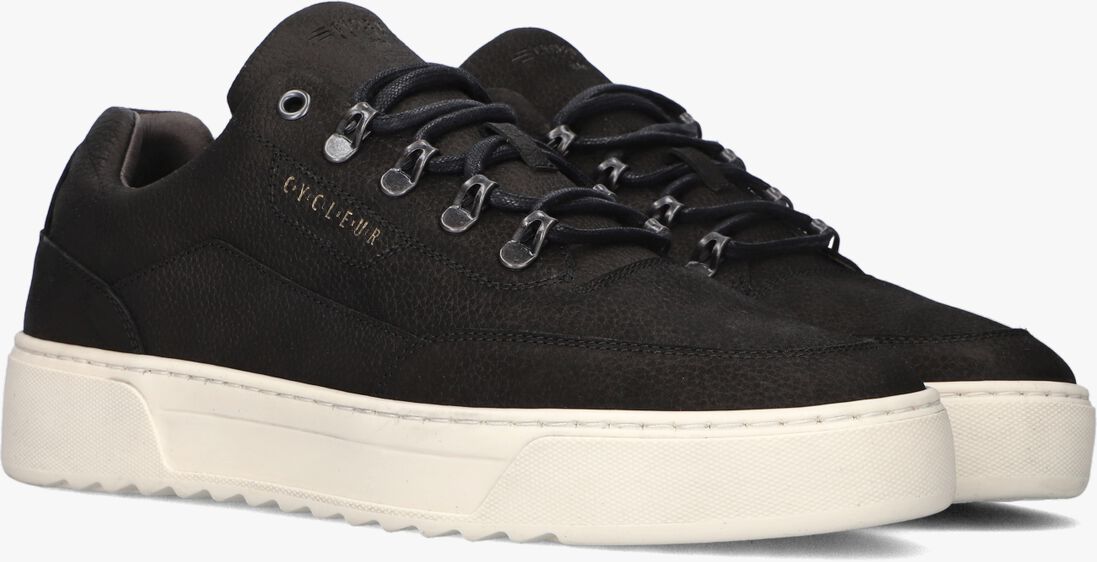 CYCLEUR DE LUXE zwarte cycleur de luxe lage sneakers limit saw
