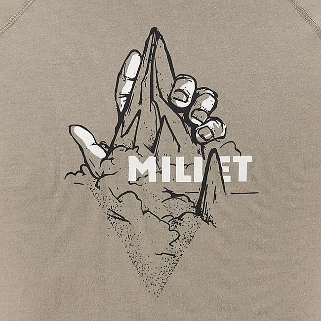 MILLET - T-SHIRT ML A CAPUCHE MILLET PRINT HOODIE M