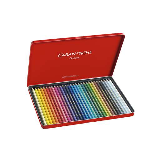 CARAN D'ACHE® SUPRACOLOR® SOFT Aquarellstifte in Metall-Etuis