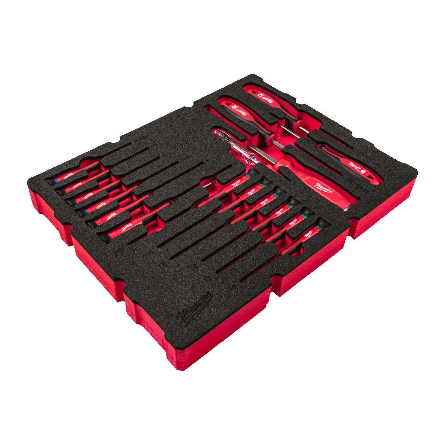 Milwaukee 4932493644 17-delige Schroevendraaierset PACKOUT™ - in foam inlay