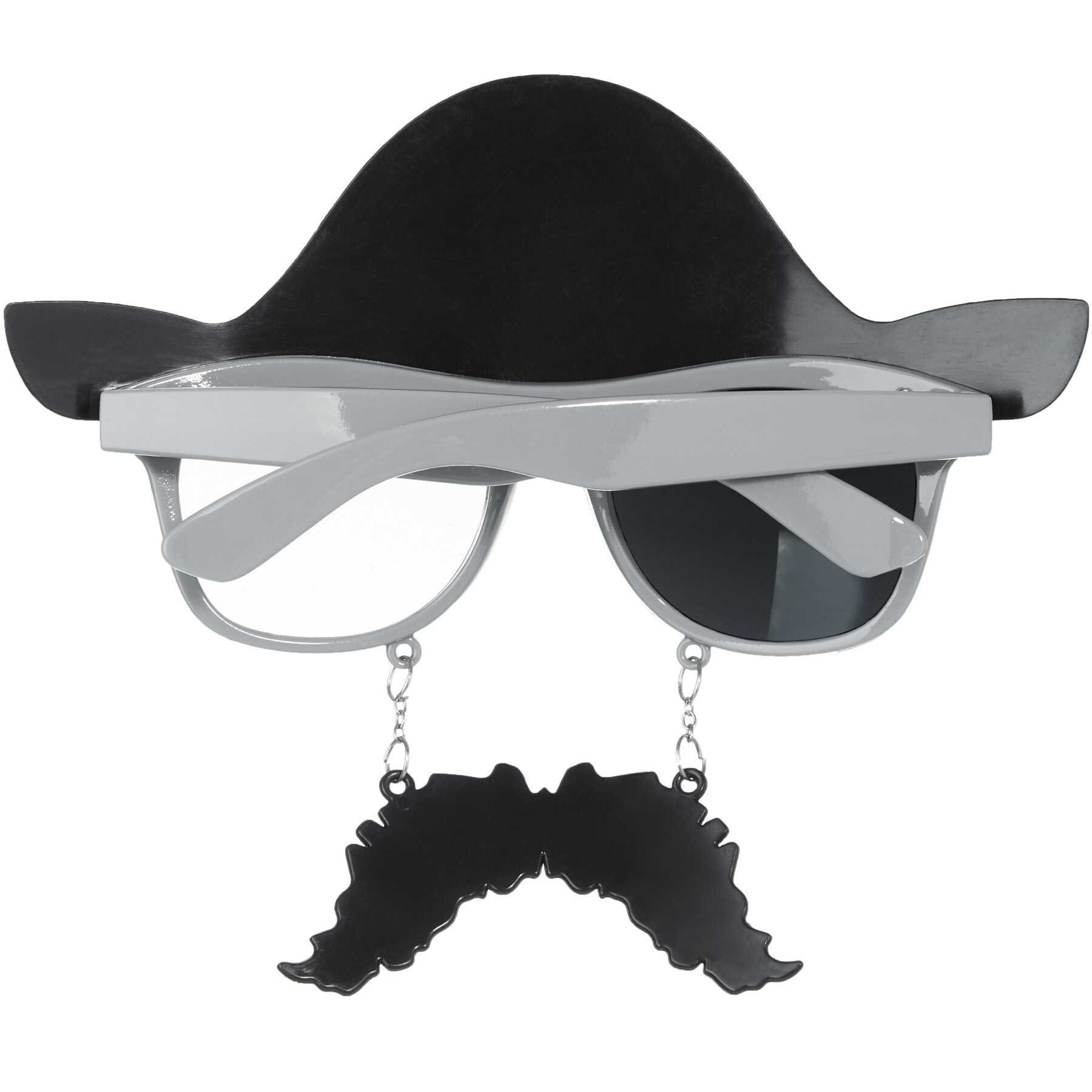 tectake® Spaßbrille Pirat mit Schnurrbart