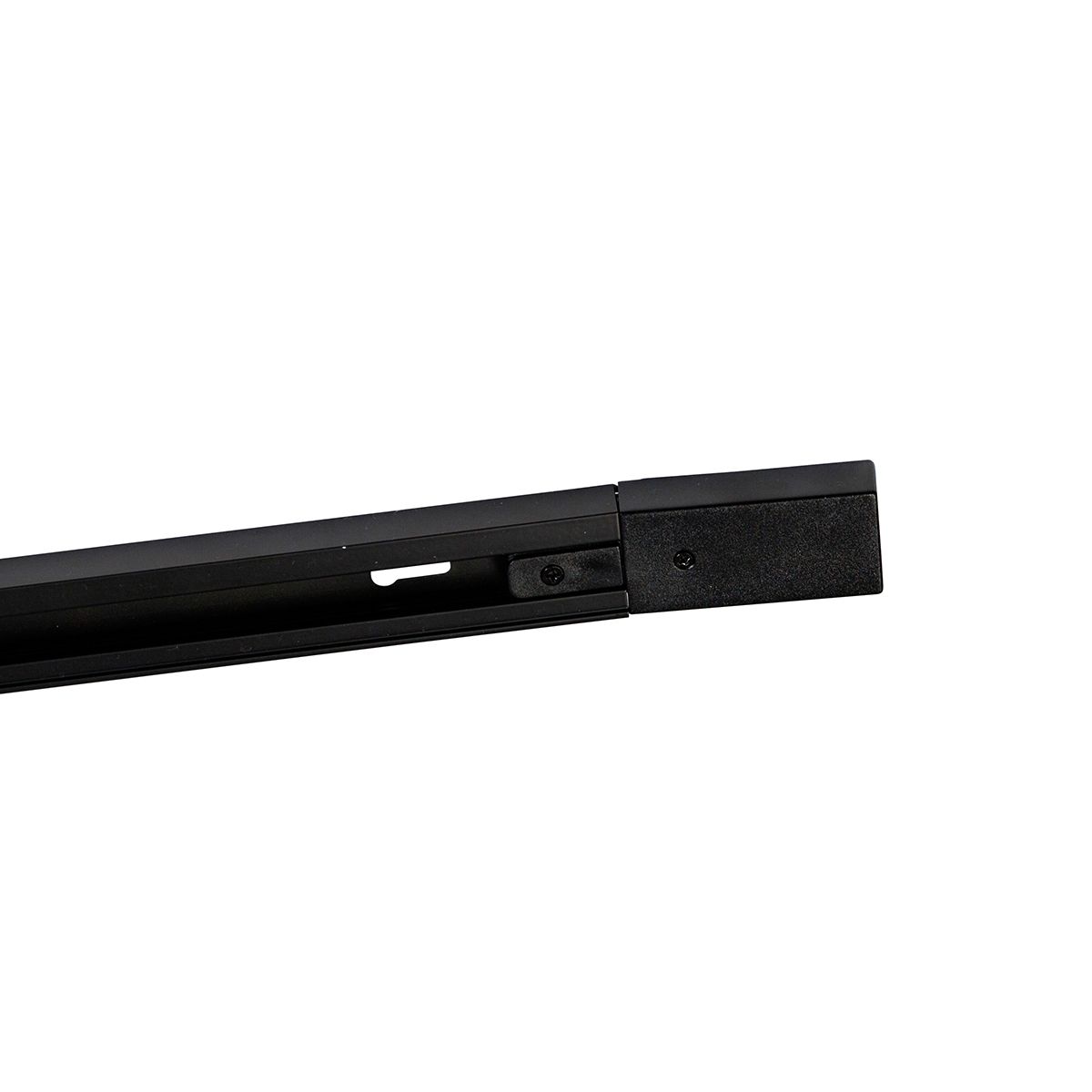 Modern railsysteem met 5 spots zwart 1-fase - Iconic Kohua