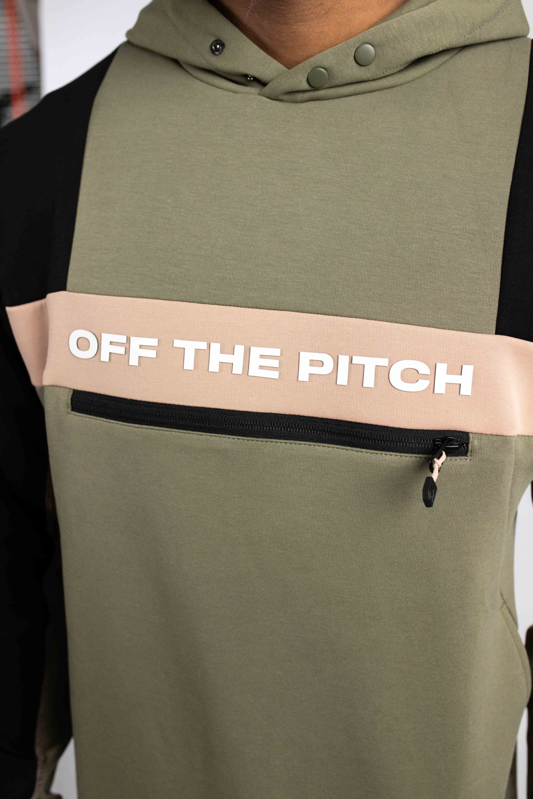 Off The Pitch X Robey Serge Hoodie Heren Groen