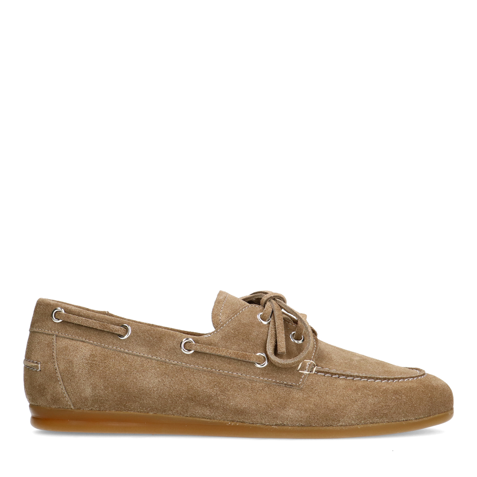 Beige suède bootschoenen