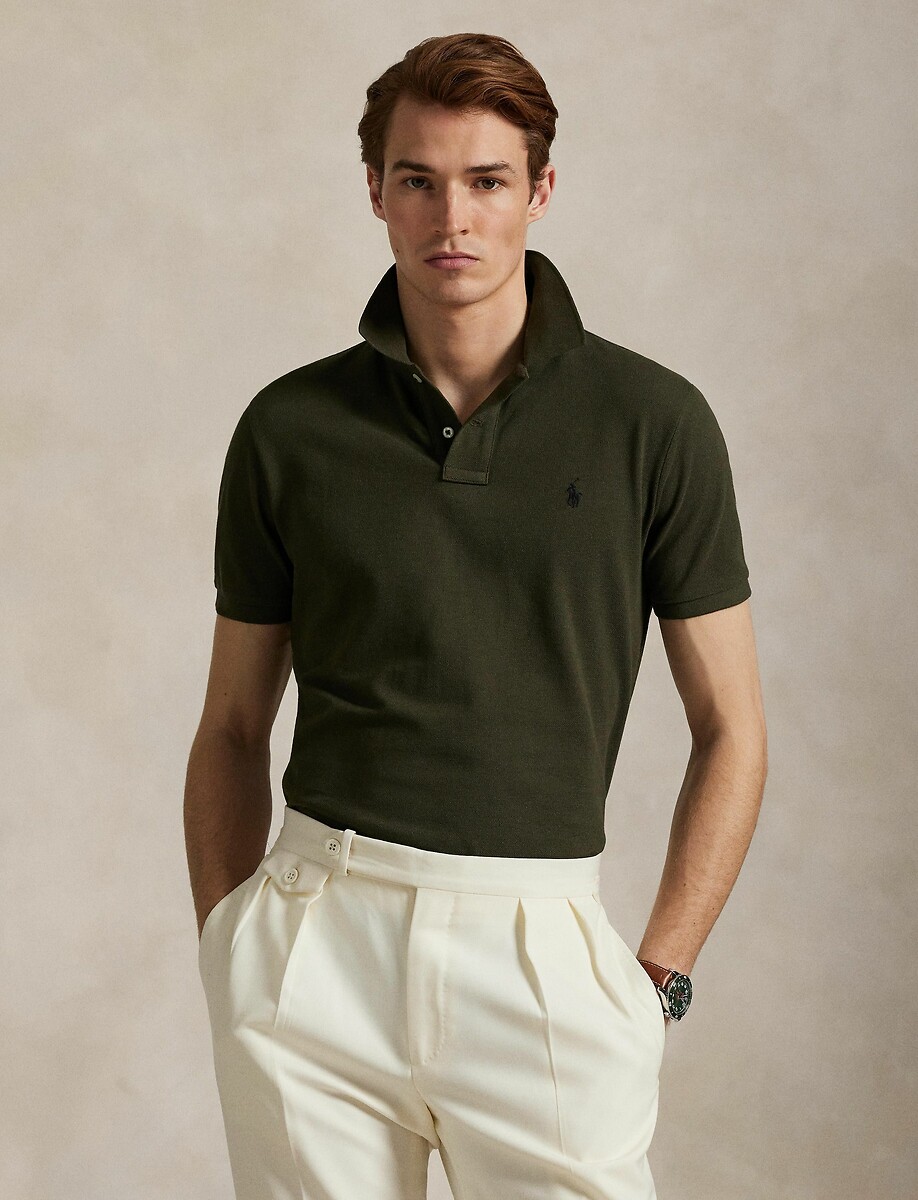 POLO RALPH LAUREN<br>Camisa polo icônica em algodão piqué