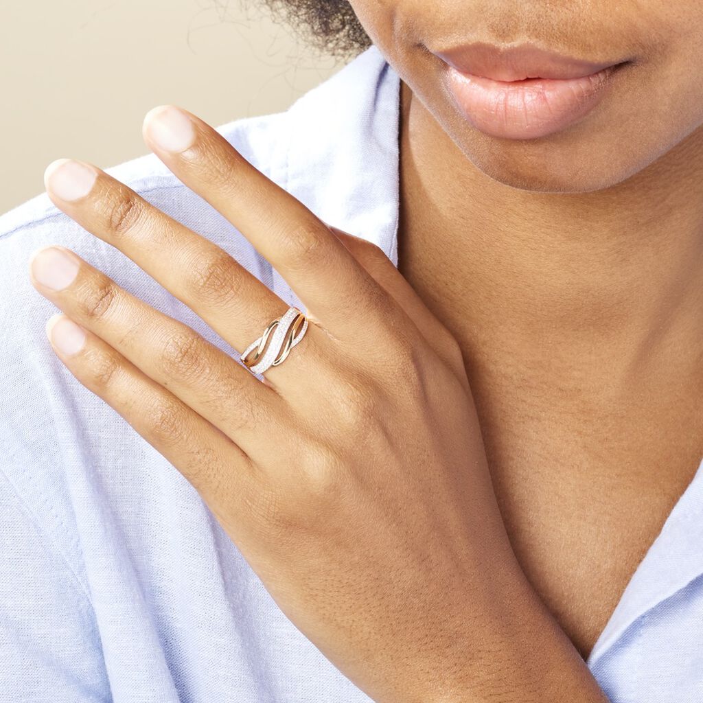 Bague Nila Or Jaune Diamant