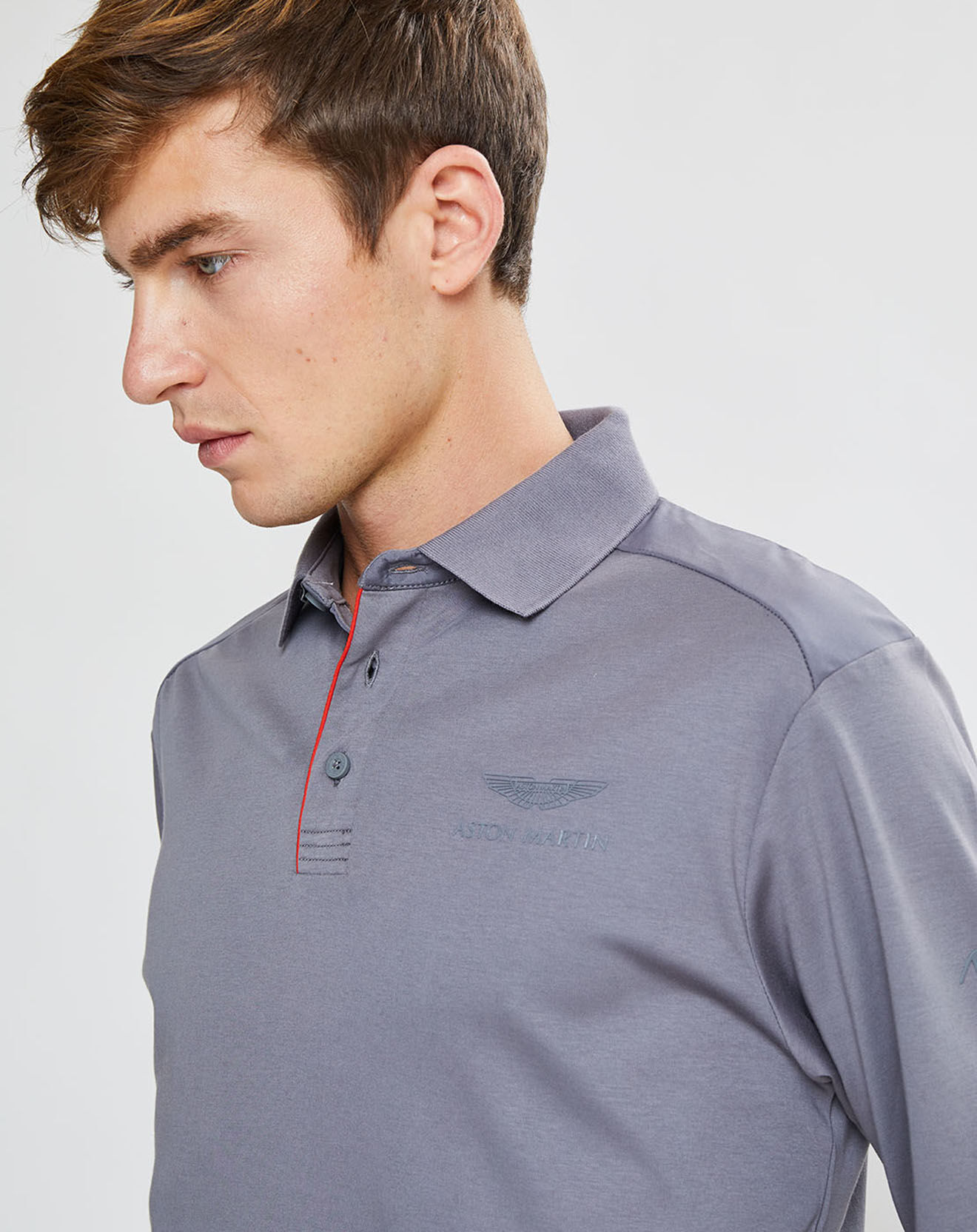 Hackett London Polo Aston Martin Racing gris