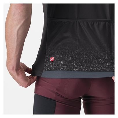 Maillot Manches Courtes Castelli Unlimited Entrata Noir/Gris