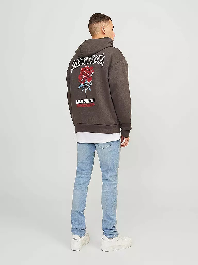 JACK & JONES Jeans Slim Fit JJIGLENN JJICON hellblau