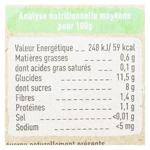 Babybio Desserts Végétaux Pot Brassé Avoine Banane Myrtille +6m Bio 2 x 130g