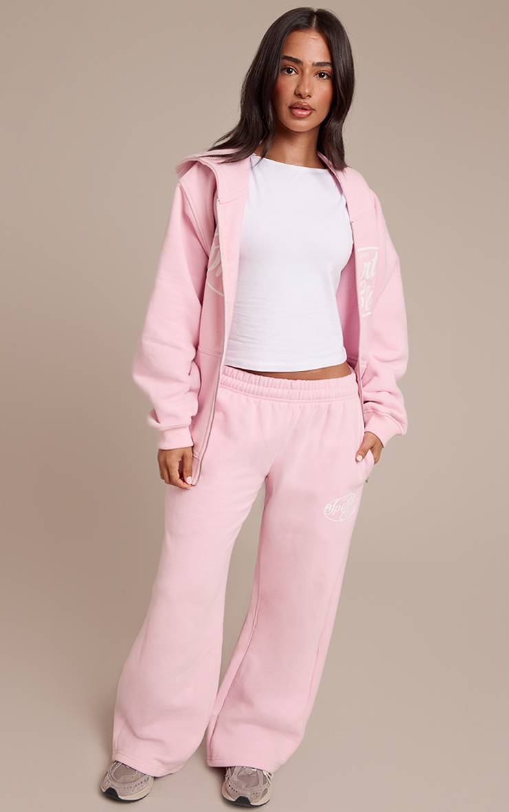 Rose Bébé Sweat À Casynthétiqueche Zippé En Molleton De Coton Sports Club Petite