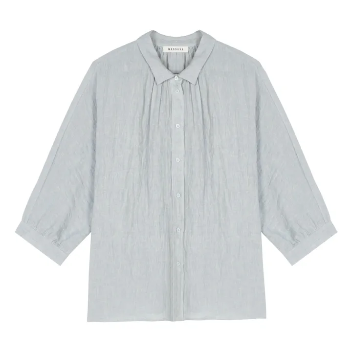 Masscob Chemise Camarosa Lin | Bleu