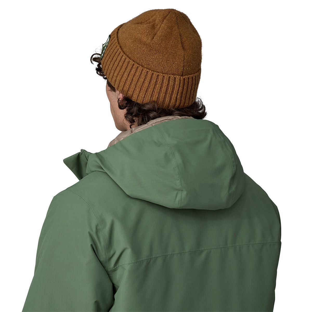 Patagonia Brodeo Wool Beanie (Dawn/Tracks/Brown)