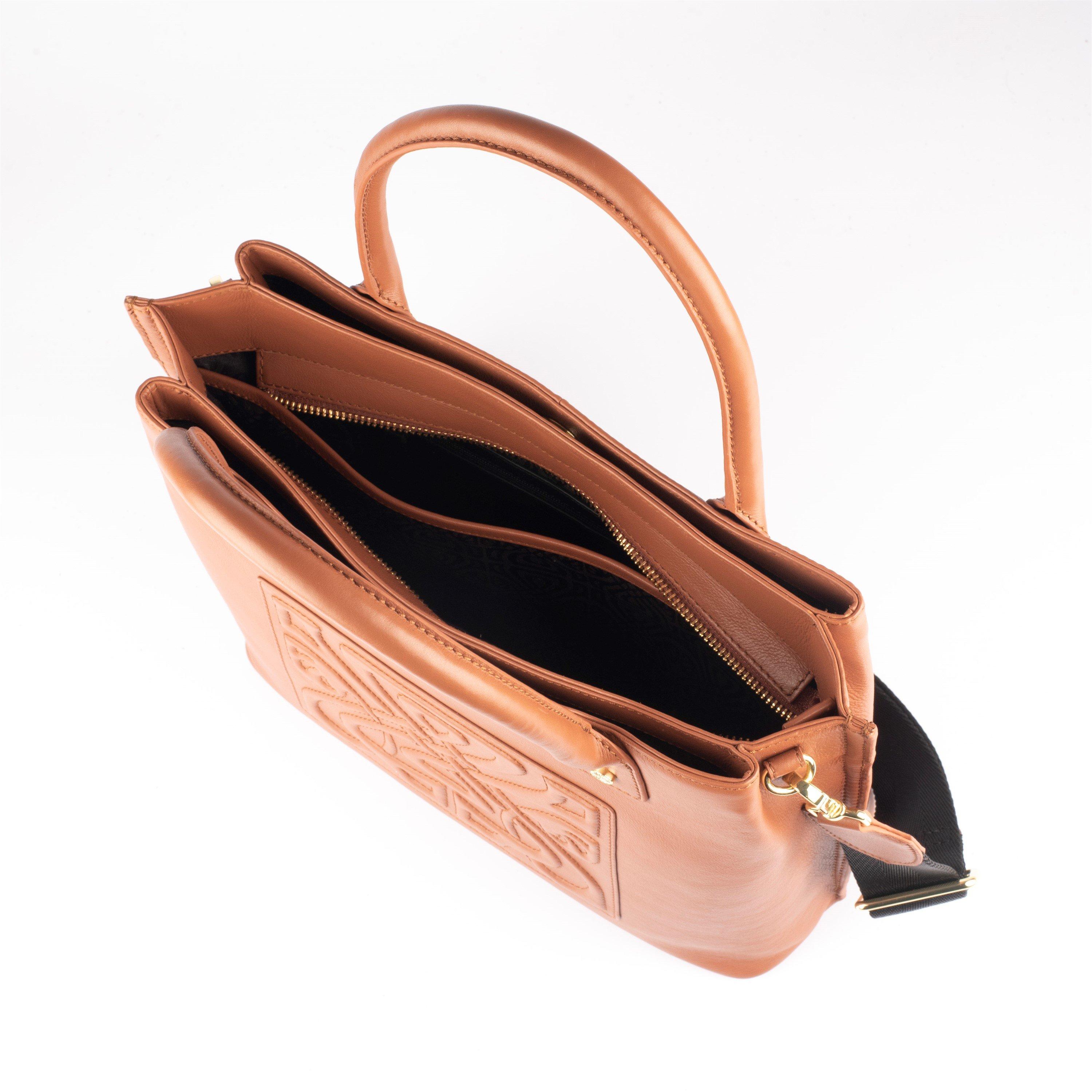 Biba Leather Padded Tote Bag