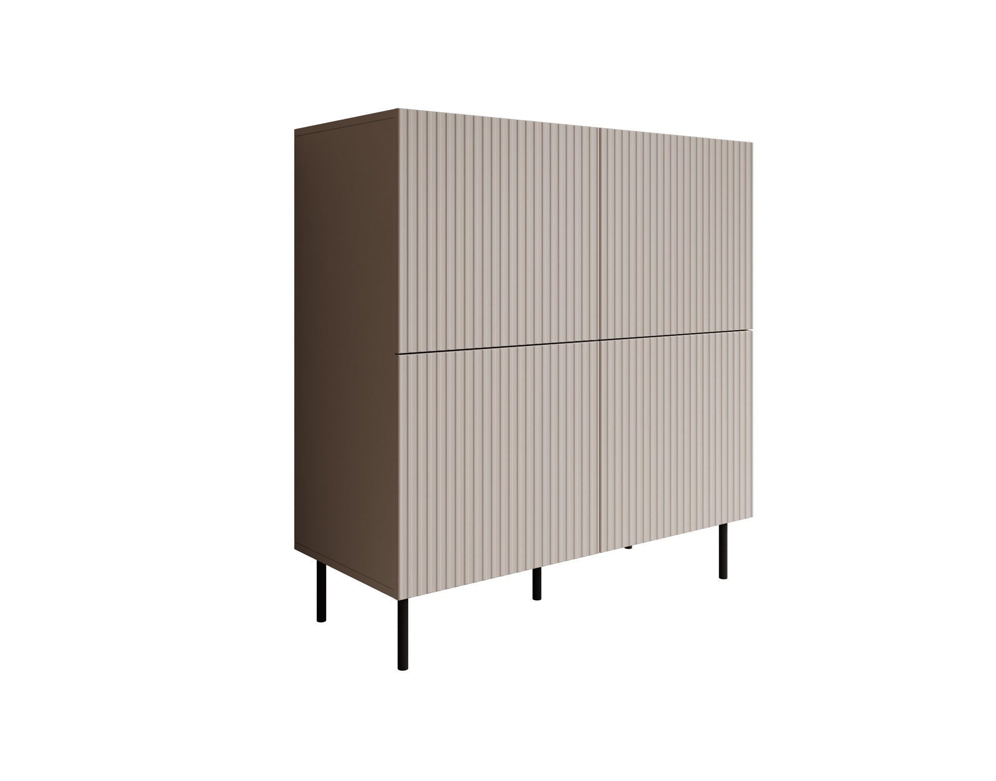 Meubella - Dressoir Alex - Beige - 101 cm