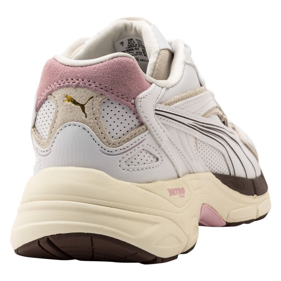 PUMA Chaussures Teveris Nitro Preppy - Blanc/Rose Femme