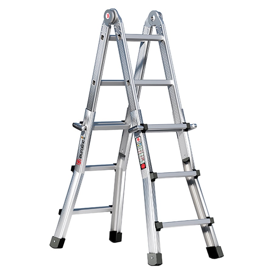 Euroline Premium 31601 Vario vouwladder 4x3 sporten