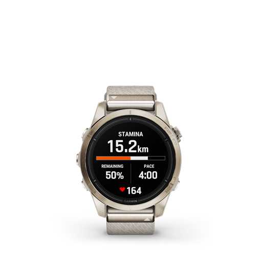Garmin Epix Pro (Gen 2) 010-02802-20 Sapphire Edition Smartwatch, Soft Gold, 42 mm