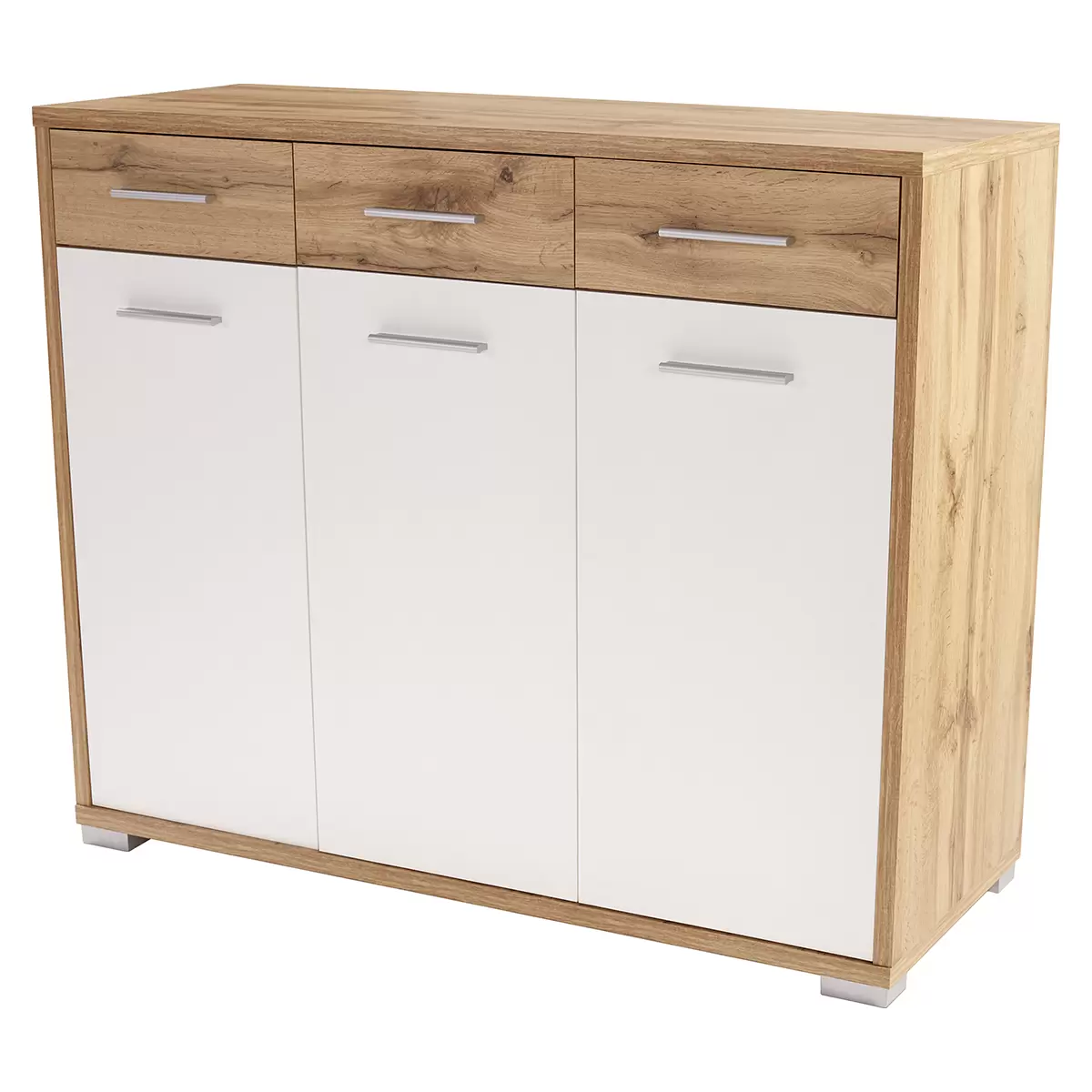 Kommode Q-BIG NEW weiss,Eiche