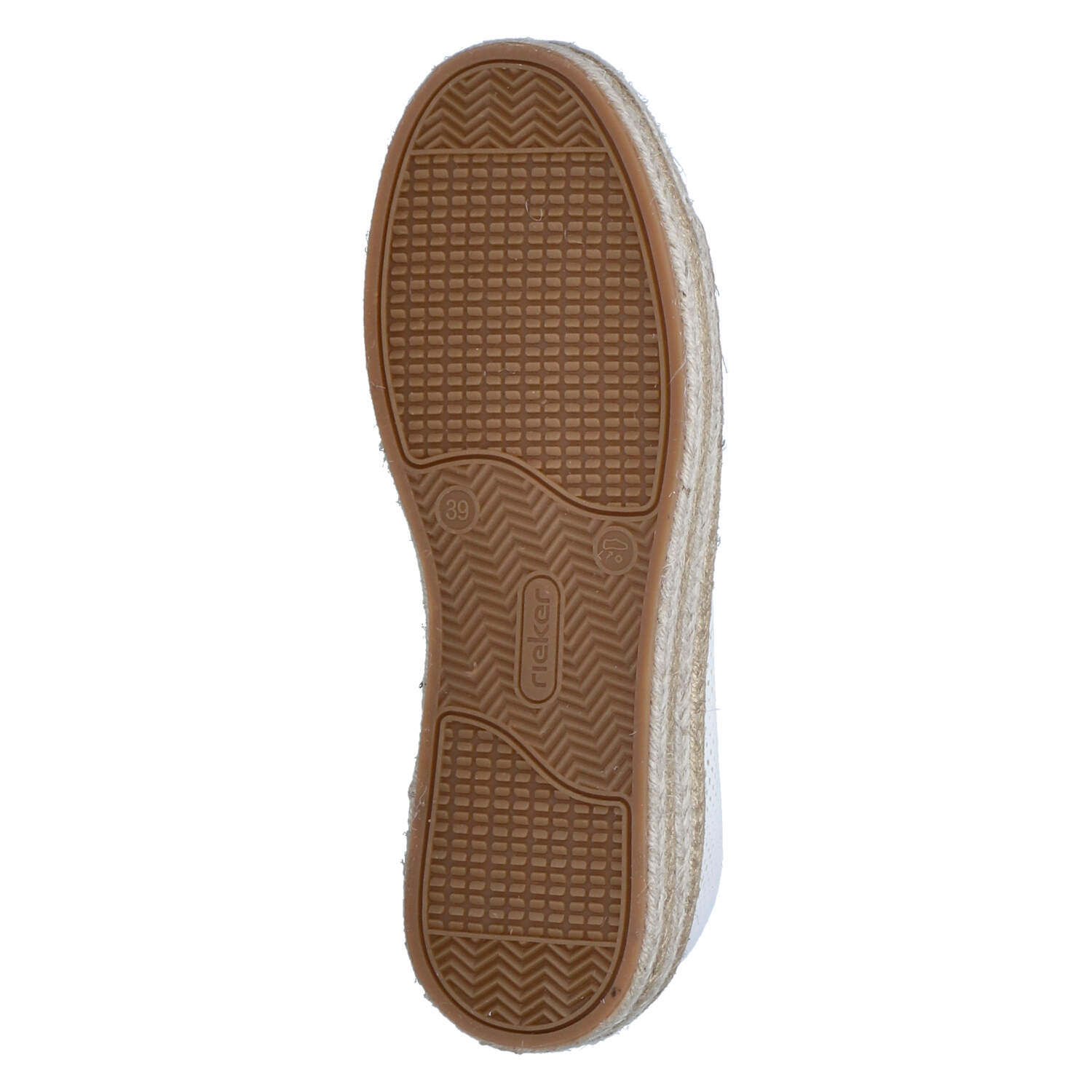 Rieker Schnürschuhe - perlweiss