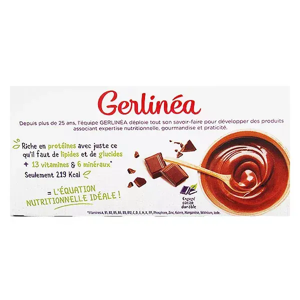 Gerlinéa Repas Minceur Crème Chocolat 3 x 210g