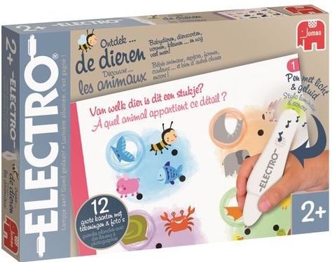 Jumbo - Electro Wonderpen - Bordspel - Ontdek de Dieren - Leersysteem