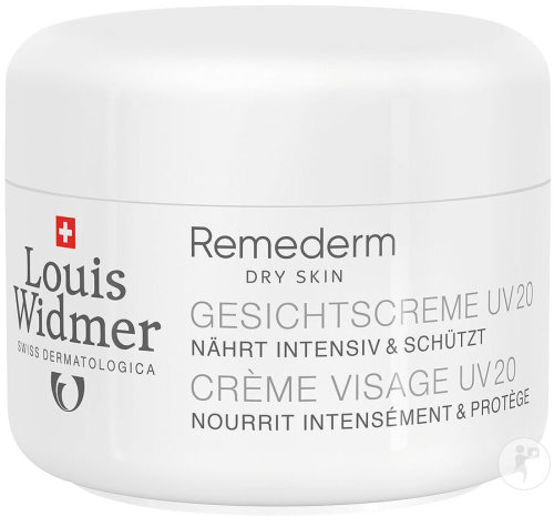 Louis Widmer Remederm Crème Visage Avec Parfum SPF 20 50ml