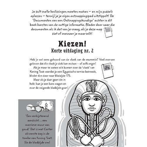 Uitgeverij volt ontsnap uit dit boek! egypte