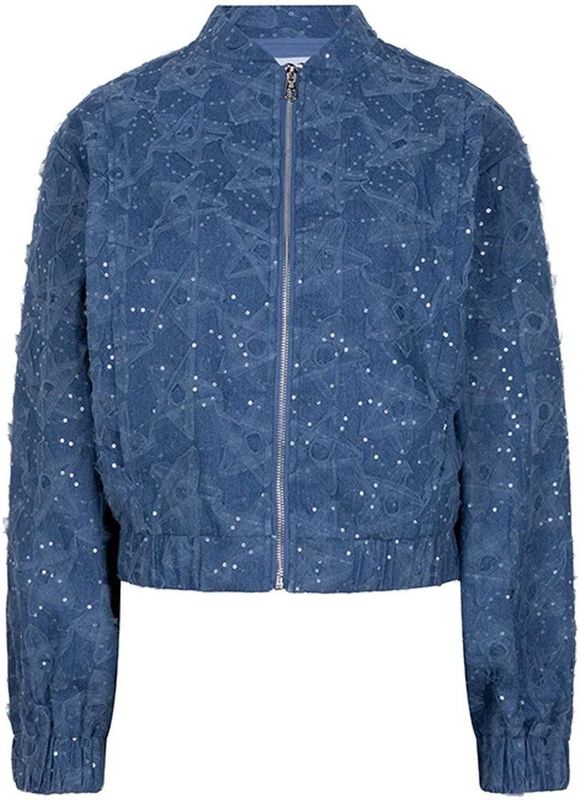 Lofty Manner - Maha - Jacket - Denim - Met Tule en Pailletten