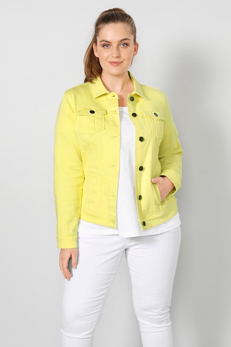 Jeansjacke, Straight Fit, Colordenim, Hemdkragen, Langarm