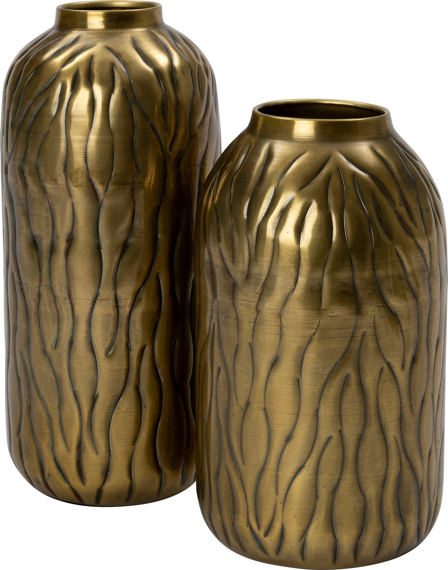 Intratuin vaas Spencer goud D 13 H 25 cm