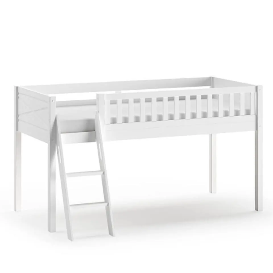 Halfhoogslaper Scottie 90x200 cm-wit