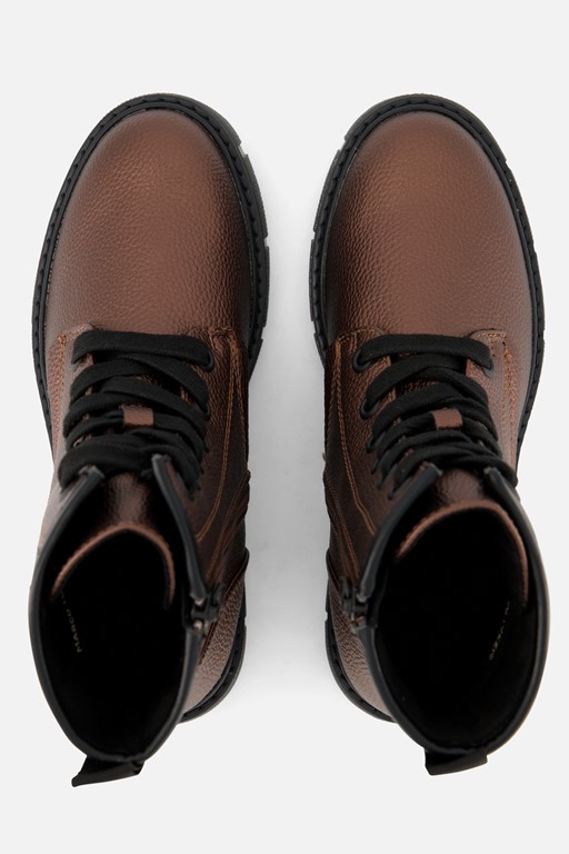 Marco Tozzi Veterboots brons Synthetisch