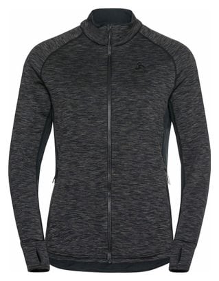 Polaire Zippé Femme Odlo Berra Noir / Gris