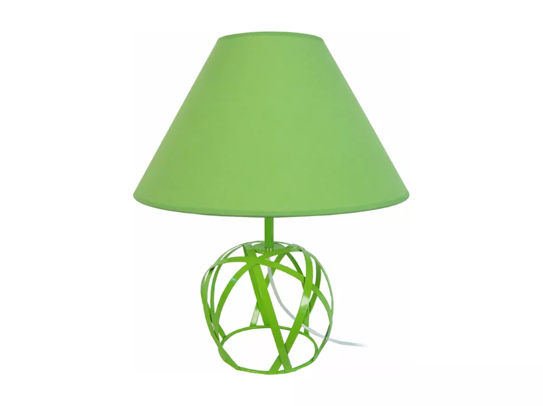 Lampe a poser poser métal vert 57 cm.