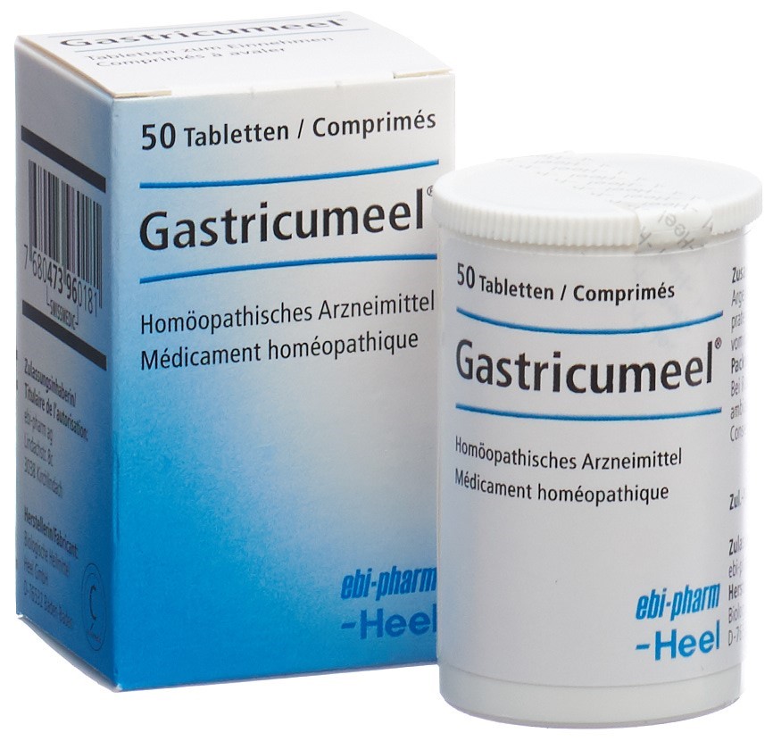 GASTRICUMEEL Tabl Ds 50 Stk<br>50 Stück, Dose, Tablette