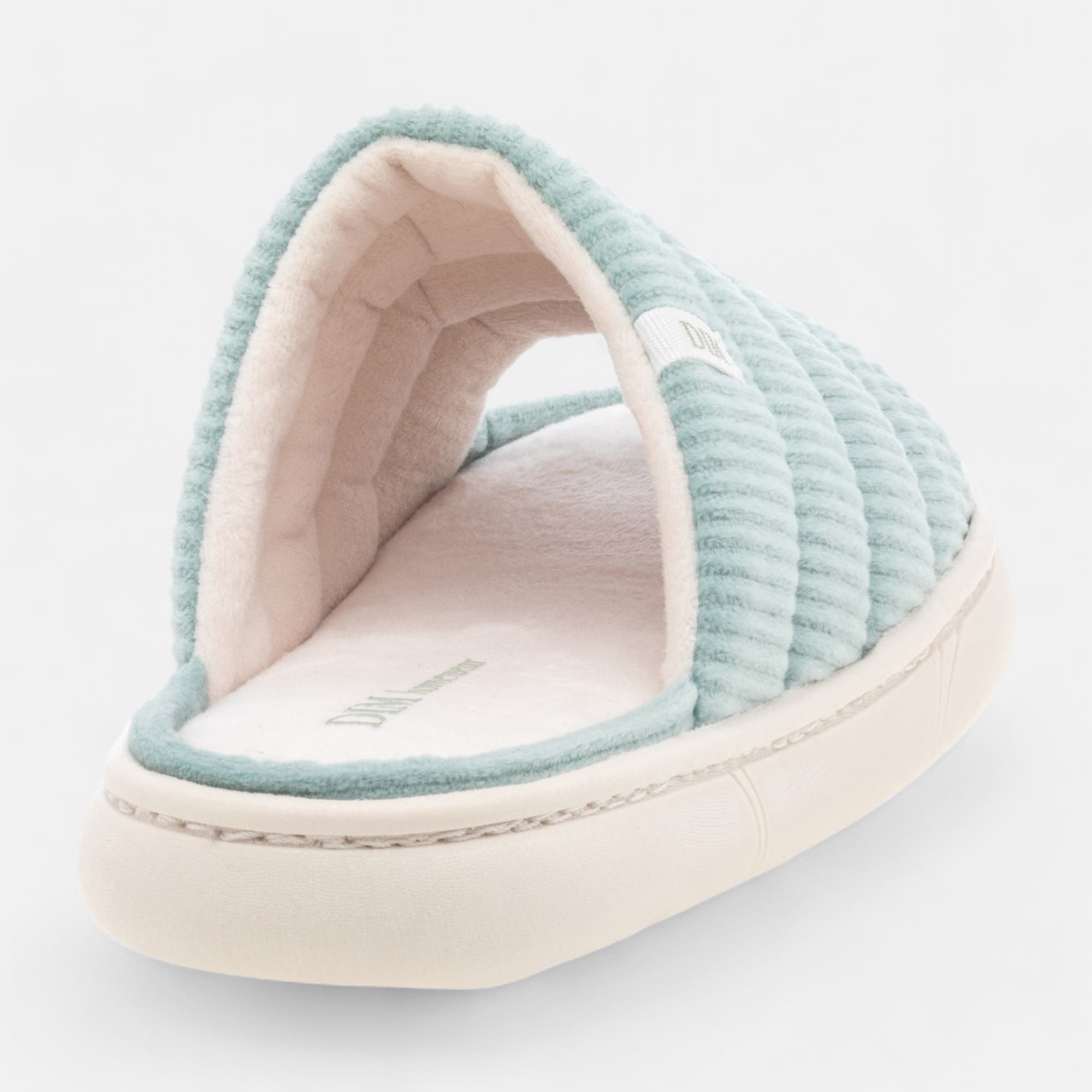 Pantoufles mules Femme vert clair