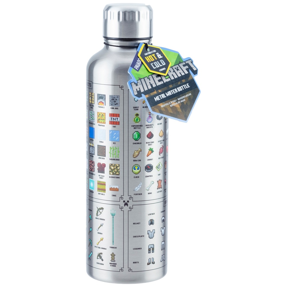 Minecraft-Metall-Wasserflasche